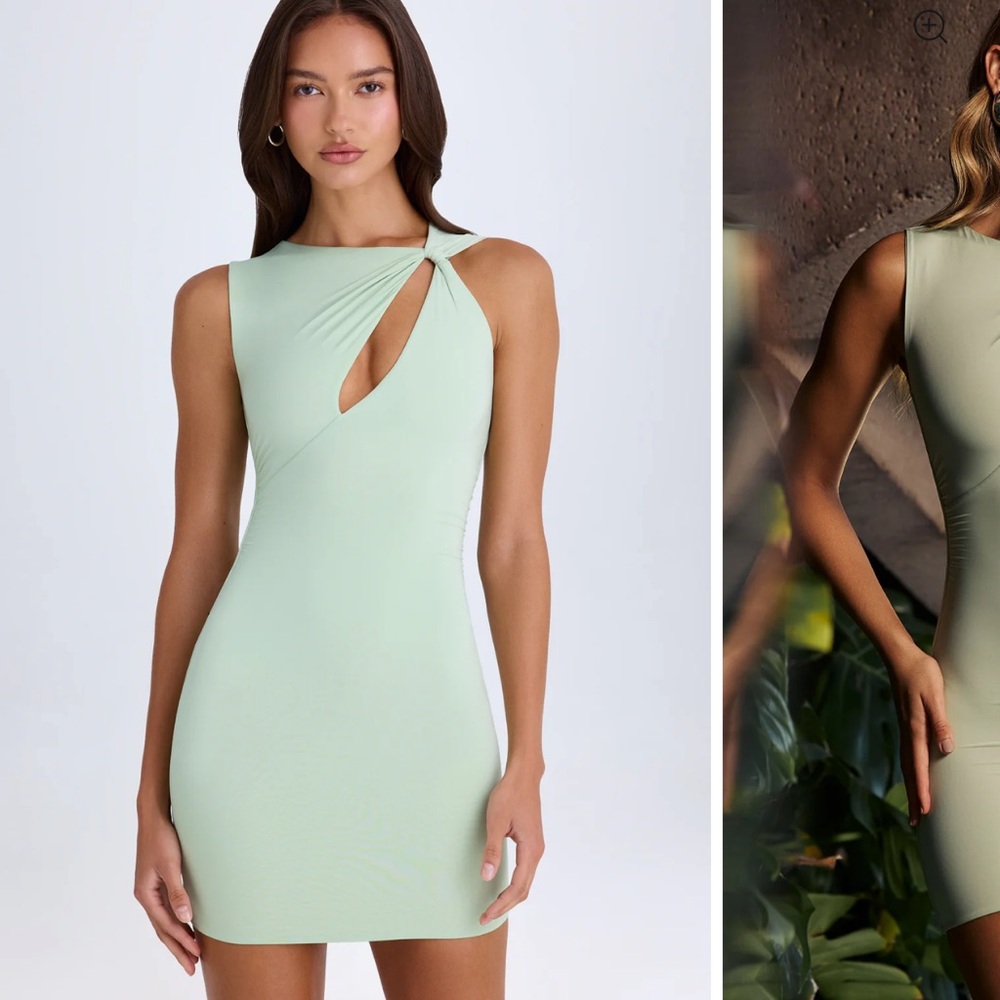 Oh Polly short green dress